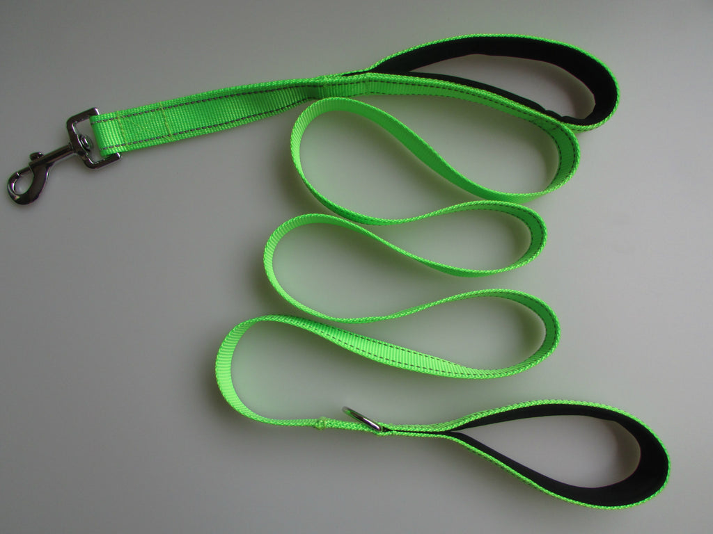 Reflective Dual-Handle Dog Leash – 6 ft