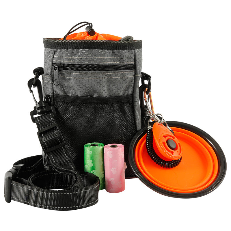 Dog Training Treat Pouch Set with Bowl & Clicker