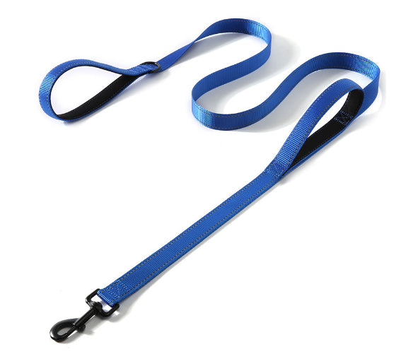Reflective Dual-Handle Dog Leash – 6 ft